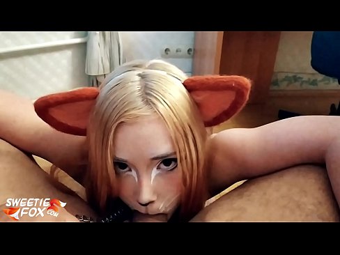 ❤️ Kitsune आफ्नो मुखमा डिक र कम निल्यो ❤️❌  सेक्स